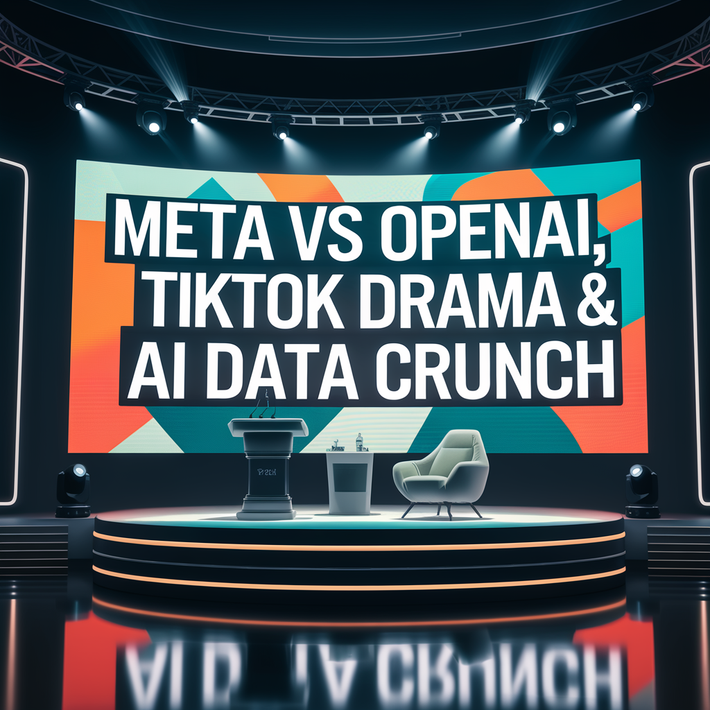 Meta vs OpenAI, TikTok Drama & AI Data Crunch 🍿🔥